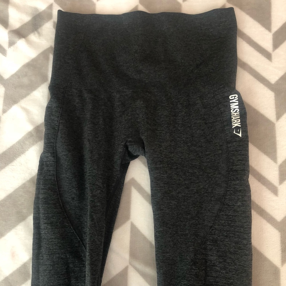 SOLD Gymshark high waisted black seamless leggings - Picture 3 of 6